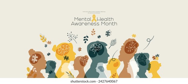 Mental Health Awareness Month banner.