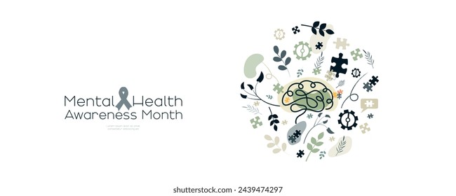 Banner del Mes de Concienciación de Salud Mental.