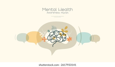 Mental Health Awareness Month banner.