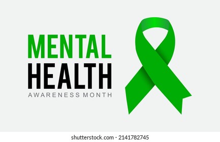 Mental Health Awareness Month Health Awareness Stock Vector (Royalty ...