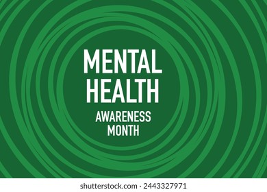 Mental Health Awareness Month design concept 