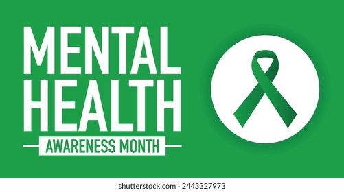 Mental Health Awareness Month design concept 