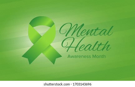 Mental Health Awareness Month May Annual Stock Vector (Royalty Free ...