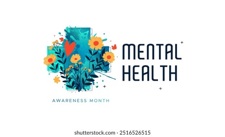 Mês da Conscientização sobre a Saúde Mental. em maio. Cuide do seu corpo, cuide da sua saúde e mente. Aumentar a sensibilização para a saúde mental. Controle e proteção. Campanha de prevenção Não gerado pela IA