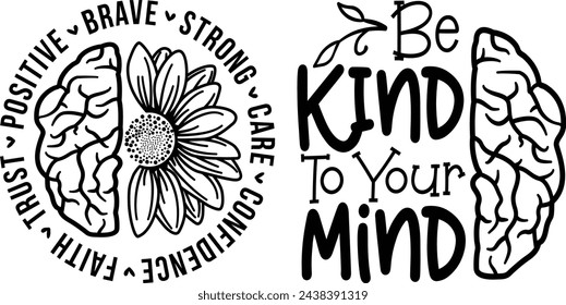 mental health awareness retro design, mental health matters t-shirt vector illustrations, mental health t-shirt design bundle