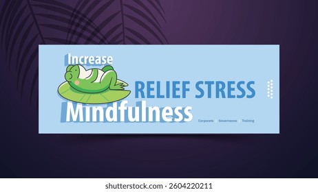 mental health banner design for corporate workers and councilor who are trying to increase the mindfulness of their workers from who work physically and who work remotely. social media banner and web.