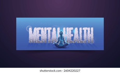 mental health banner design for corporate workers and councilor who are trying to increase the mindfulness of their workers from who work physically and who work remotely. social media banner and web.