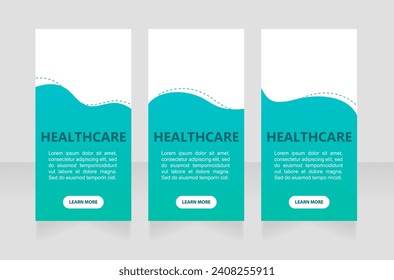 Plantilla de diseño de banners web de atención de salud mental. Volante vectorial con espacio de texto. Cartel publicitario con espacio de copia personalizado. Cartel promocional imprimible para publicidad. Diseño gráfico