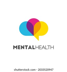 Mental health concept, vector icon design.