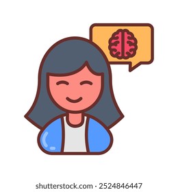 Mental Health Filled Icons , Vector illustration