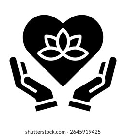 Mental Health Icon Glyph Vector Illustration