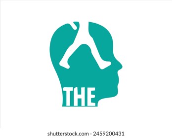 mental health icon and logo illustration.