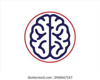 Icono de salud mental e ilustración del logotipo.