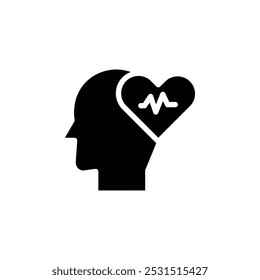 Mental Health icon web design in vector