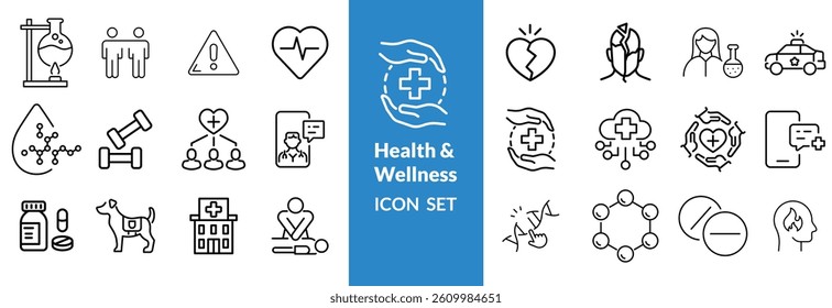 mental health icons, anxiety or stress icon set, mental personality problem simple symbols, linear vector illustration, outline editable stroke