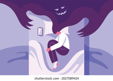 Mental health illustration concept vector