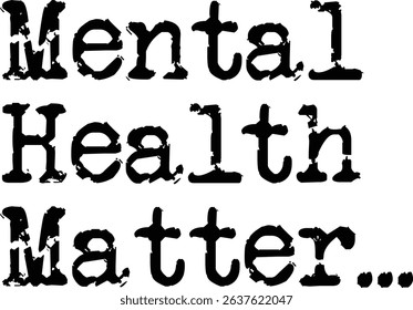 Mental Health Matter Design and Vector File