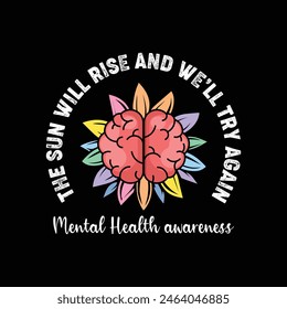 Mental Health Matter T-Shirt Design  