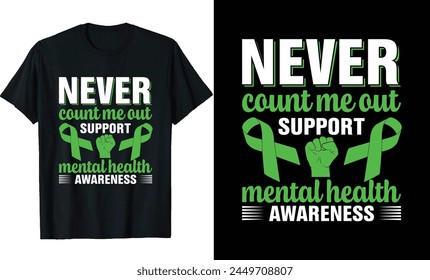 Mental Health Matters Cancer t-shirt design