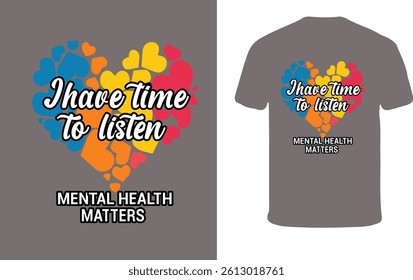mental health matters vector design