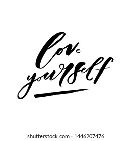 Mental health. Quote about mental health. Art for social media and apparel. Hand drawn brush lettering. Inspirational quote. Ready-to-use design. Vector illustration.