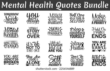Paquete de cotizaciones de salud mental, presupuestos de salud mental, archivos de pasos, archivos de corte,