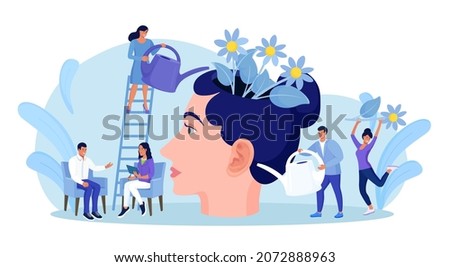 Similar – Image, Stock Photo Flower head in water