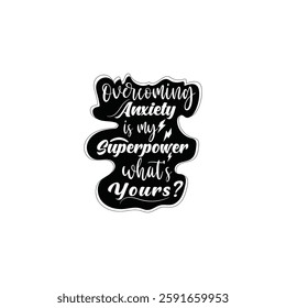 The Mental Health Vector design feature beautiful quote, perfect for crafting. It can be used on t-shirts, mugs, signs, cards, and more. Compatible with Cricut, Silhouette, and other cutting machines.