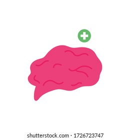 Mental health vector graphic design illustration
