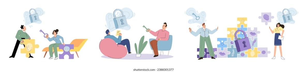 Mental health vector illustration. Awareness ones emotions and their impact on mental health is crucial for self care Therapy and counseling provide professional support for individuals facing mental