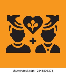 mental health vector silhouette for commercial use 
