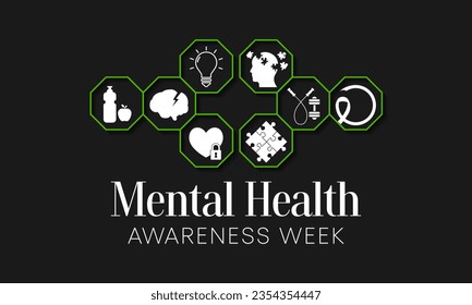 Mental Health Week is observed every year in October, A mental illness is a health problem that significantly affects how a person feels, thinks, behaves, and interacts with other people.