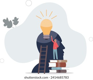 Mental hygiene and self development.Character with healthy mentality self-learning .
