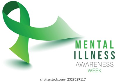 Mental illness awareness week. background, banner, card, poster, template. Vector illustration.