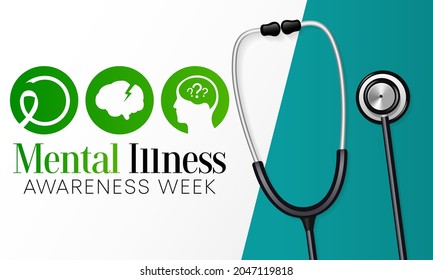 Mental illness awareness week is observed every year in October, mental illness is a health problem that significantly affects how a person feels, thinks, behaves, and interacts with other people.