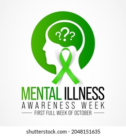 Mental illness awareness week is observed every year in October, mental illness is a health problem that significantly affects how a person feels, thinks, behaves, and interacts with other people.