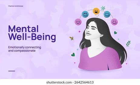 Mental Well-Being and Emotional Care – Woman’s Mental Health Awareness Concept