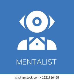  Mentalist icon. Editable  Mentalist icon for web or mobile.