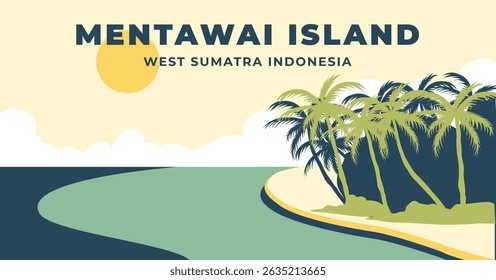 Mentawai island west Sumatra Indonesia Tropical beach 