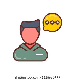 Mentee icon in vector. Illustration