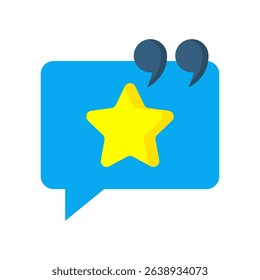 Mention Icon Flat Vector Illustration