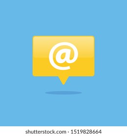 Mention or At Symbol in Notification Icon
