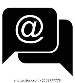 Mentions icon. Trendy linear Mentions logo concept on transparent background from Technology collection. perfect for website, blog, logo, graphic design, social media, UI. Design eps 10. 