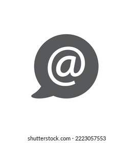 Mentions Icon Vector Illustration Eps10