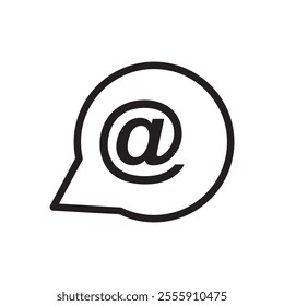 Mentions Icon Vector Illustration Eps10 .