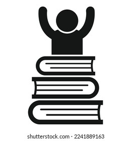 Mentor career icon simple vector. Team education. Help strategy