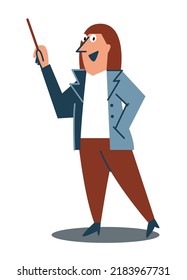 El mentor convence al público para que elija la solución correcta al problema. El instructor imparte formación en una empresa de negocios. Discurso del director en la conferencia. Solución ininterrumpida de problemas