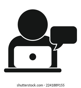 Mentor development icon simple vector. Training education. Teamwork people