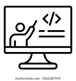 Mentor Guidance Icon Element For Design