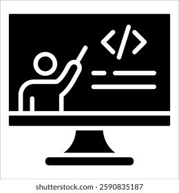 Mentor Guidance Icon Element For Design